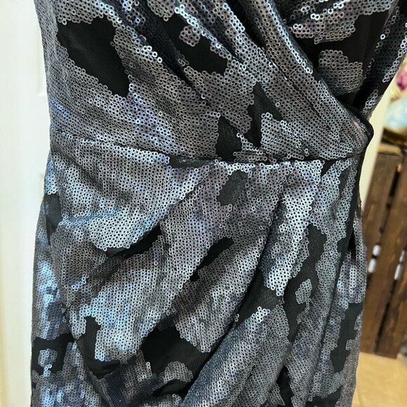 Dynamite  Sequinned Wrap Dress Size Small - Picture 4 of 11